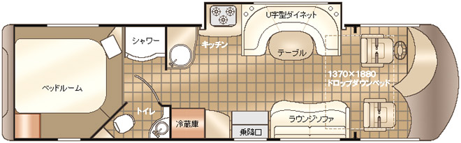 THE MOST DRIVABLE CLASS-A MOTORHOME. THE MOST LIVEABLE FLOORPLAN